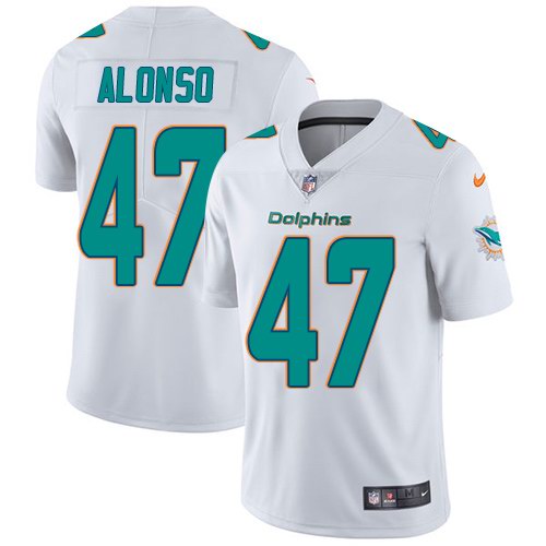 Nike Men & Women & Youth Dolphins 47 Kiko Alonso White NFL Vapor Untouchable Limited Jersey,We sell and wholesale Nike Men & Women & Youth Dolphins 47 Kiko Alonso White NFL Vapor Untouchable Limited Jersey on line form chian!